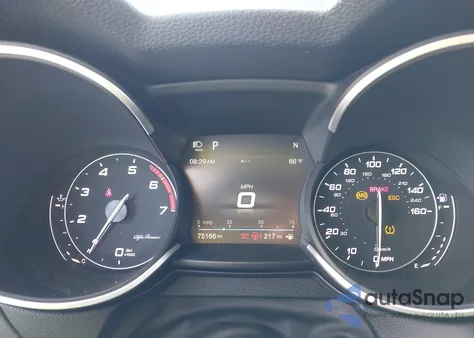 2019 Alfa Romeo Stelvio Rwd из США, поврежденный, VIN ZASPAJAN6K7C70461